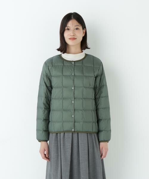 human woman / ヒューマンウーマン ブルゾン | ◆≪TAIONコラボ≫リバーシブルクルーネックダウンブルゾン | 詳細29