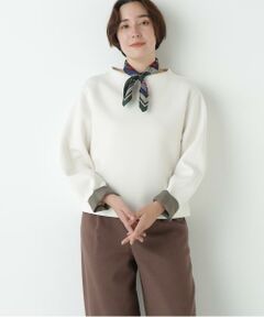 human woman / ヒューマンウーマン カットソー | チェックドッキングダンボールプルオーバー