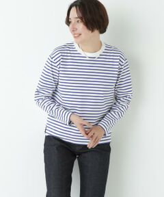 human woman / ヒューマンウーマン カットソー | ボーダーロングスリーブＴシャツ