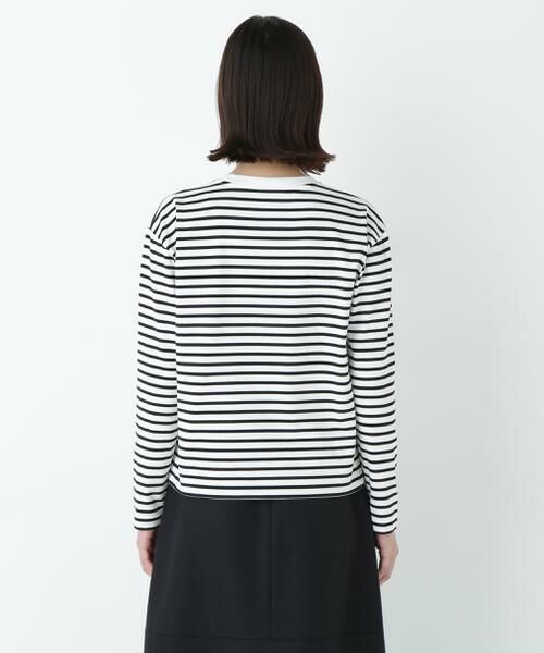 human woman / ヒューマンウーマン カットソー | ボーダーロングスリーブTシャツ | 詳細6