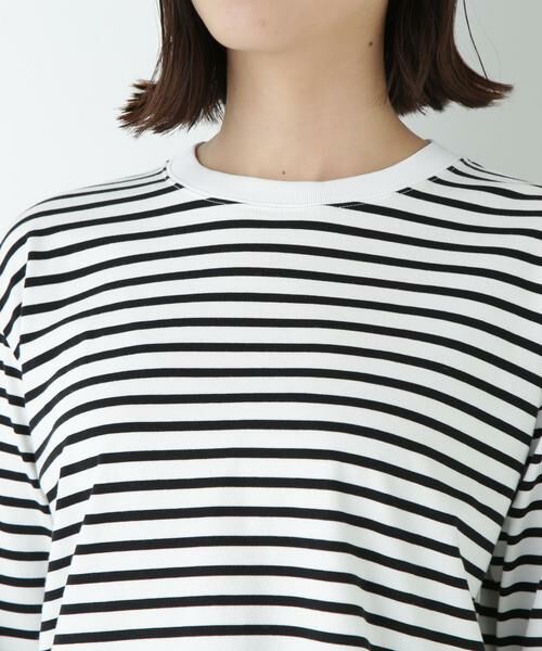 human woman / ヒューマンウーマン カットソー | ボーダーロングスリーブTシャツ | 詳細7