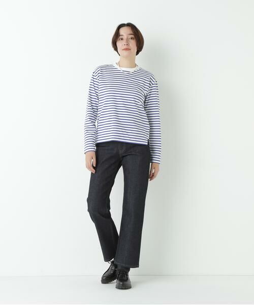 human woman / ヒューマンウーマン カットソー | ボーダーロングスリーブTシャツ | 詳細12