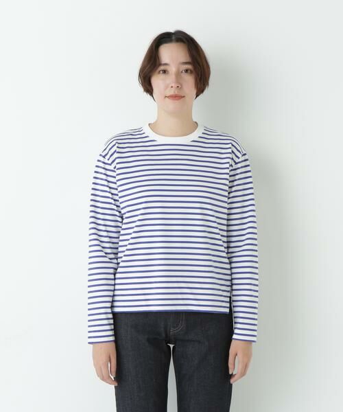 human woman / ヒューマンウーマン カットソー | ボーダーロングスリーブTシャツ | 詳細13