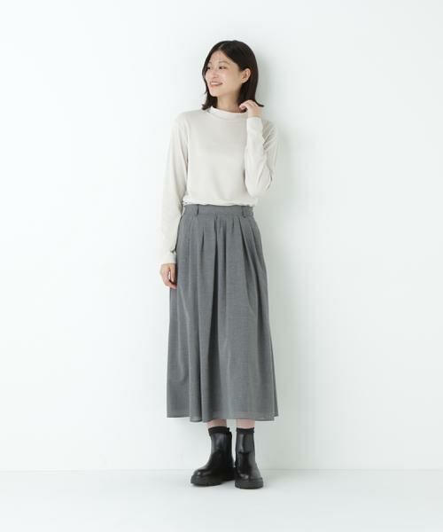 human woman / ヒューマンウーマン カットソー | ≪ウォーム素材≫コットンウォームカットソー | 詳細2