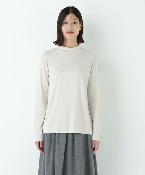 human woman / ヒューマンウーマン カットソー | ≪ウォーム素材≫コットンウォームカットソー | 詳細5