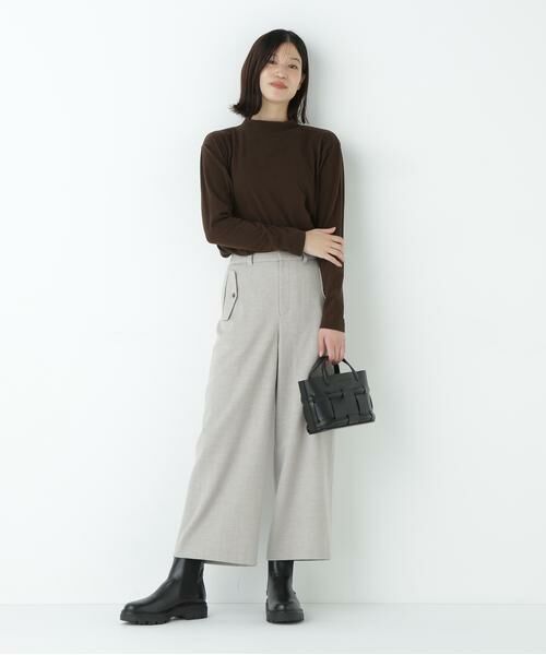 human woman / ヒューマンウーマン カットソー | ≪ウォーム素材≫コットンウォームカットソー | 詳細13