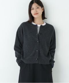 human woman / ヒューマンウーマン ニット・セーター | ≪洗える≫ウォッシャブルウールクルーネックカーディガン