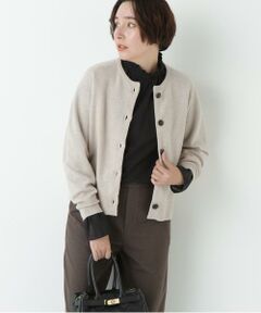 human woman / ヒューマンウーマン ニット・セーター | ≪洗える≫ウォッシャブルウールクルーネックカーディガン