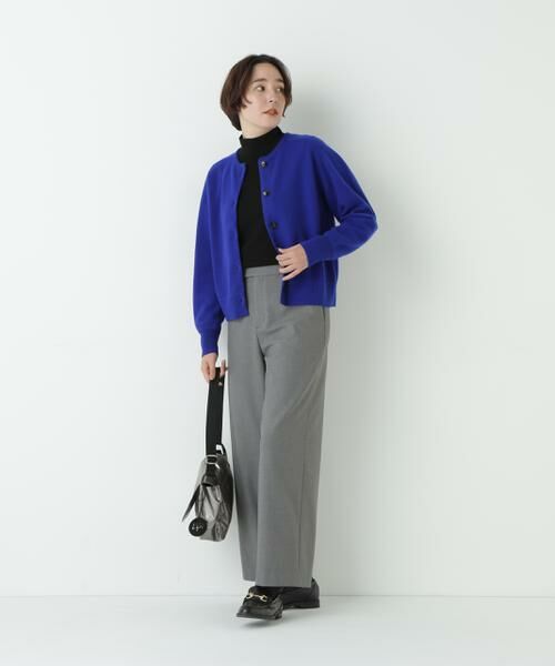 human woman / ヒューマンウーマン ニット・セーター | ≪洗える≫ウォッシャブルウールクルーネックカーディガン | 詳細3