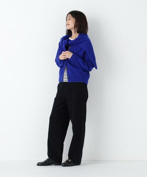 human woman / ヒューマンウーマン ニット・セーター | ≪洗える≫ウォッシャブルウールクルーネックカーディガン | 詳細4