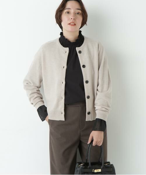 human woman / ヒューマンウーマン ニット・セーター | ≪洗える≫ウォッシャブルウールクルーネックカーディガン | 詳細19