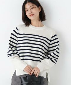 human woman / ヒューマンウーマン ニット・セーター | ◆ミドルゲージウールクルーネックプルオーバー