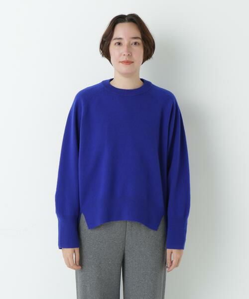 human woman / ヒューマンウーマン ニット・セーター | ◆ミドルゲージウールクルーネックプルオーバー | 詳細3