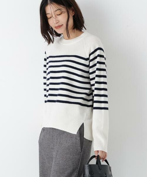 human woman / ヒューマンウーマン ニット・セーター | ◆ミドルゲージウールクルーネックプルオーバー | 詳細19