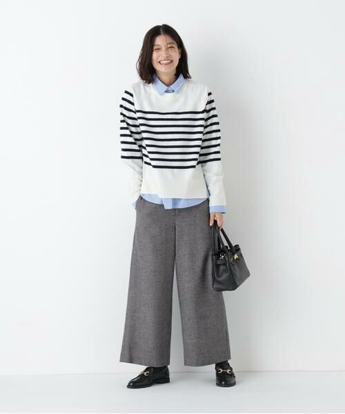 human woman / ヒューマンウーマン ニット・セーター | ◆ミドルゲージウールクルーネックプルオーバー | 詳細21