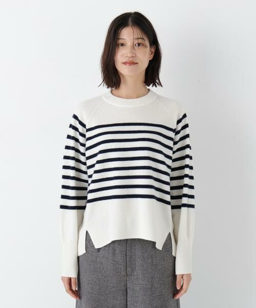 human woman / ヒューマンウーマン ニット・セーター | ◆ミドルゲージウールクルーネックプルオーバー | 詳細22