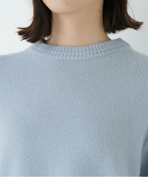 human woman / ヒューマンウーマン ニット・セーター | ミドルゲージエアリーニット | 詳細6