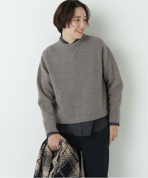 human woman / ヒューマンウーマン ニット・セーター | ミドルゲージエアリーニット | 詳細11
