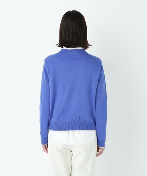 human woman / ヒューマンウーマン ニット・セーター | 梳毛ライン入りニットプルオーバー | 詳細5