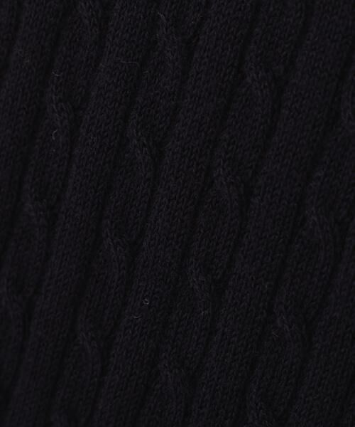 human woman / ヒューマンウーマン ニット・セーター | ミニケーブル釦プルオーバー | 詳細16