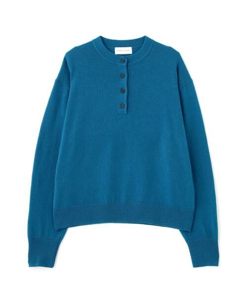 human woman / ヒューマンウーマン ニット・セーター | ≪洗える≫ウールＭＩＸヘンリーネックプルオーバー | 詳細1