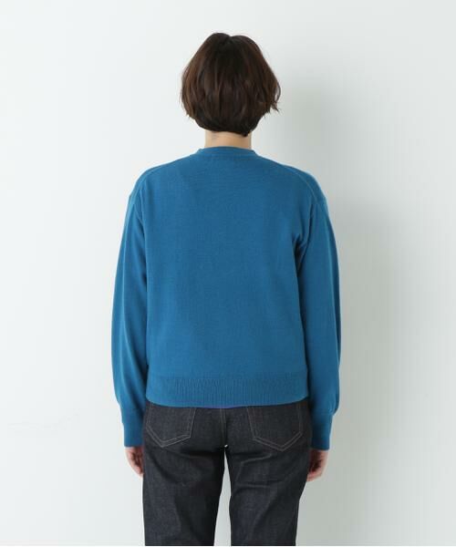 human woman / ヒューマンウーマン ニット・セーター | ≪洗える≫ウールＭＩＸヘンリーネックプルオーバー | 詳細5