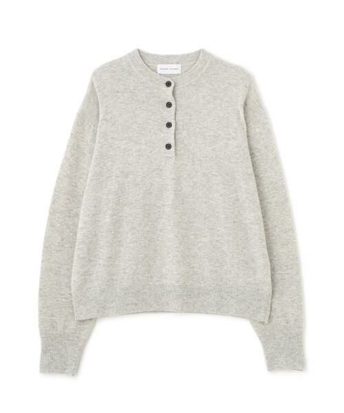 human woman / ヒューマンウーマン ニット・セーター | ≪洗える≫ウールＭＩＸヘンリーネックプルオーバー | 詳細7