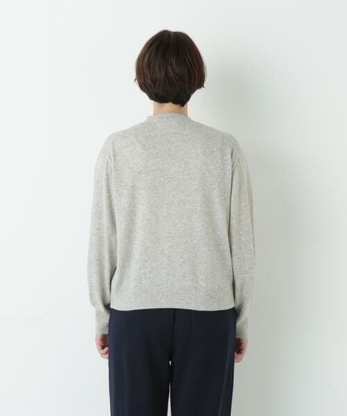 human woman / ヒューマンウーマン ニット・セーター | ≪洗える≫ウールＭＩＸヘンリーネックプルオーバー | 詳細12