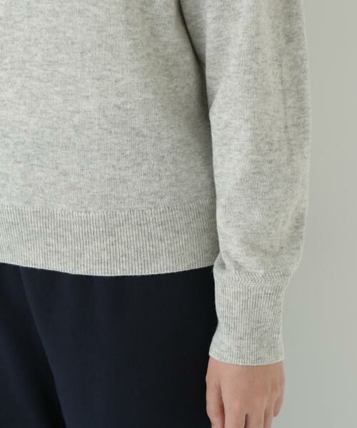human woman / ヒューマンウーマン ニット・セーター | ≪洗える≫ウールＭＩＸヘンリーネックプルオーバー | 詳細15