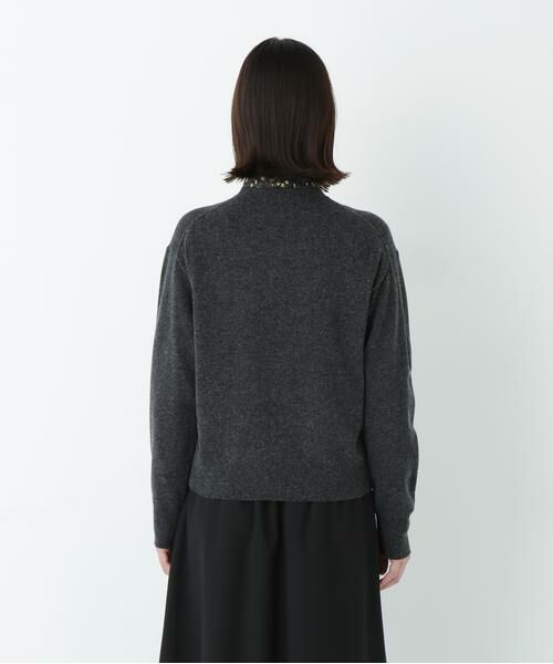 human woman / ヒューマンウーマン ニット・セーター | ≪洗える≫ウールＭＩＸヘンリーネックプルオーバー | 詳細20