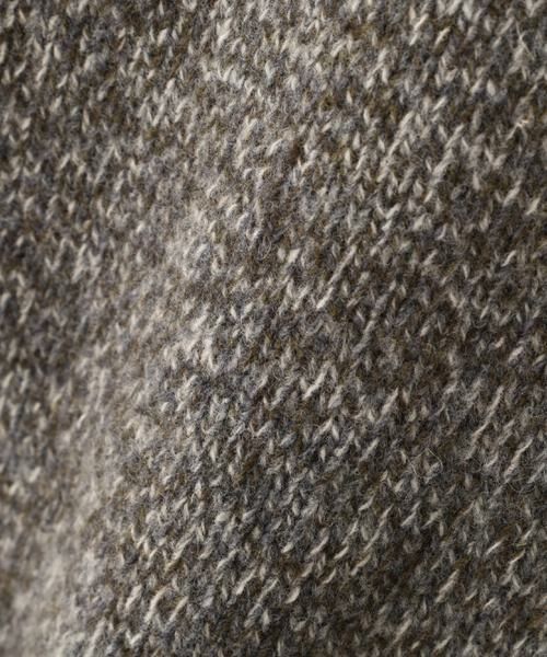 human woman / ヒューマンウーマン ニット・セーター | ≪洗える≫ウールローゲージＭＩＸヤーンハイネックプルオーバー | 詳細9