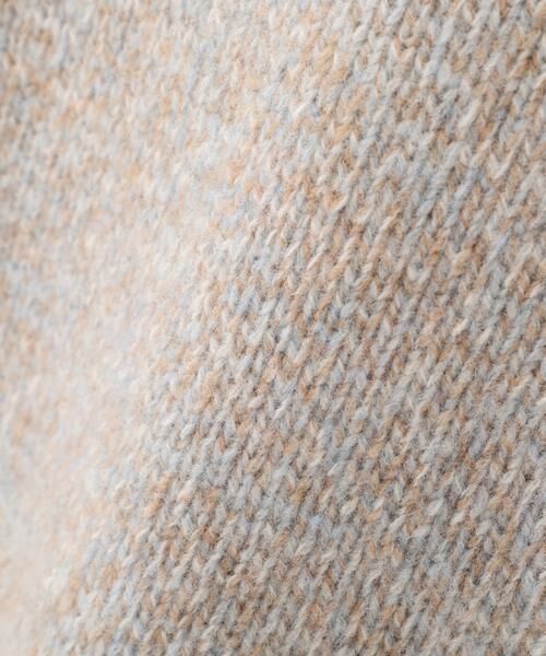 human woman / ヒューマンウーマン ニット・セーター | ≪洗える≫ウールローゲージＭＩＸヤーンハイネックプルオーバー | 詳細16