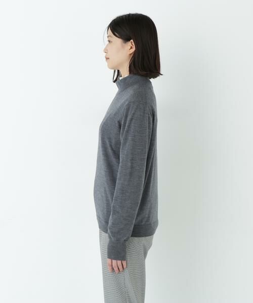 human woman / ヒューマンウーマン ニット・セーター | 梳毛天竺ハイネックプルオーバー | 詳細5