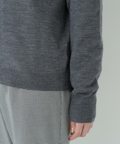human woman / ヒューマンウーマン ニット・セーター | 梳毛天竺ハイネックプルオーバー | 詳細9