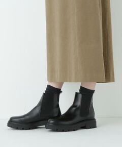 human woman / ヒューマンウーマン シューズ | ◆　カウレザーチェルシーブーツ