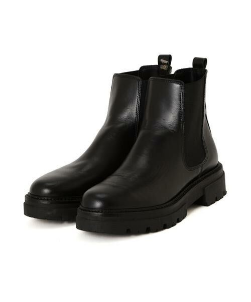 human woman / ヒューマンウーマン シューズ | ◆ カウレザーチェルシーブーツ | 詳細1