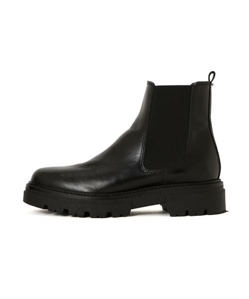 human woman / ヒューマンウーマン シューズ | ◆ カウレザーチェルシーブーツ | 詳細2