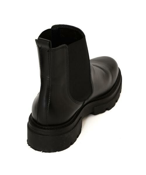 human woman / ヒューマンウーマン シューズ | ◆ カウレザーチェルシーブーツ | 詳細3