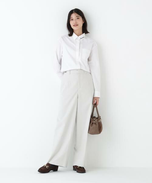 human woman / ヒューマンウーマン シャツ・ブラウス | ◆タイプライターブラウス | 詳細8