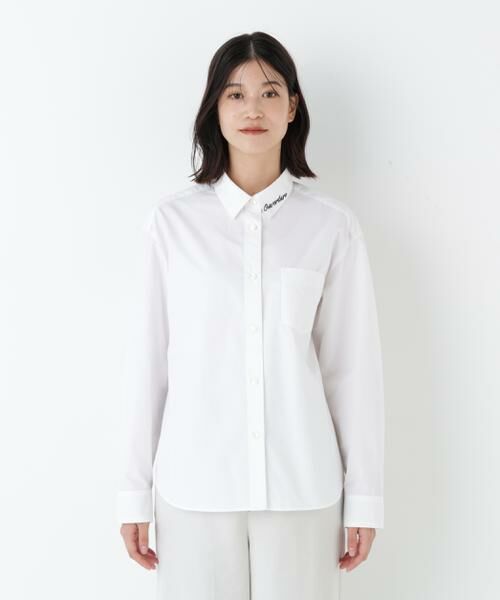 human woman / ヒューマンウーマン シャツ・ブラウス | ◆タイプライターブラウス | 詳細9