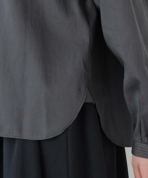 human woman / ヒューマンウーマン シャツ・ブラウス | ◆ピンタックバンドカラーブラウス | 詳細16