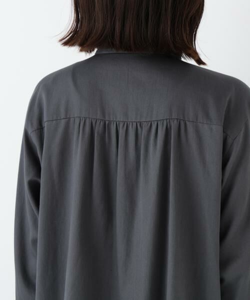 human woman / ヒューマンウーマン シャツ・ブラウス | ◆ピンタックバンドカラーブラウス | 詳細17