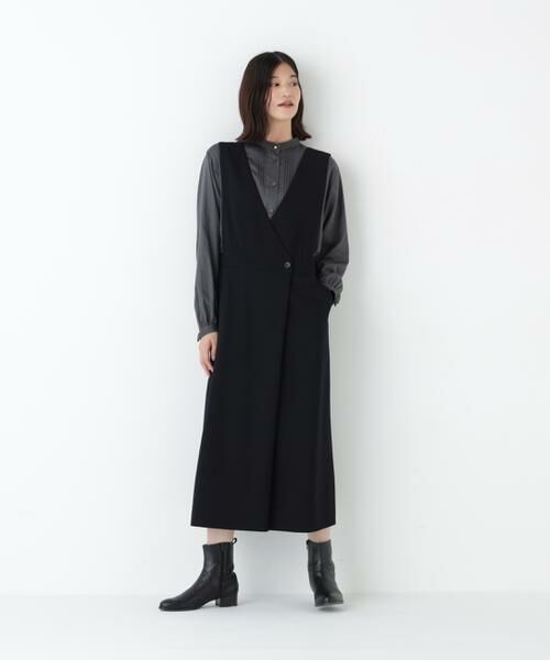 human woman / ヒューマンウーマン シャツ・ブラウス | ◆ピンタックバンドカラーブラウス | 詳細9