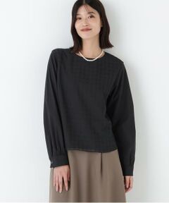 human woman / ヒューマンウーマン シャツ・ブラウス | ◆レースドッキングプルオーバー