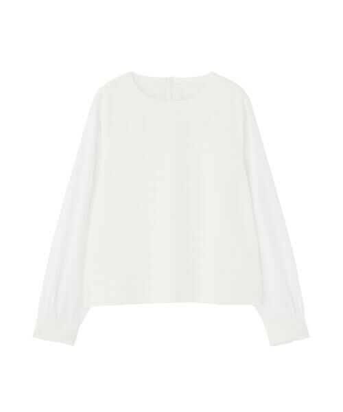 human woman / ヒューマンウーマン シャツ・ブラウス | ◆レースドッキングプルオーバー | 詳細1