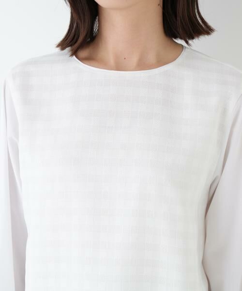 human woman / ヒューマンウーマン シャツ・ブラウス | ◆レースドッキングプルオーバー | 詳細7