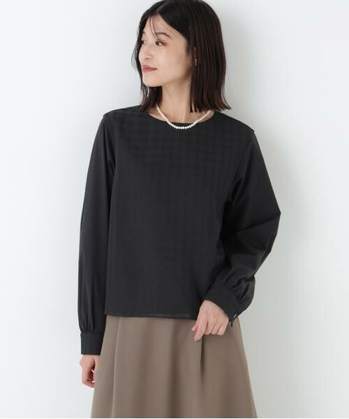 human woman / ヒューマンウーマン シャツ・ブラウス | ◆レースドッキングプルオーバー | 詳細14