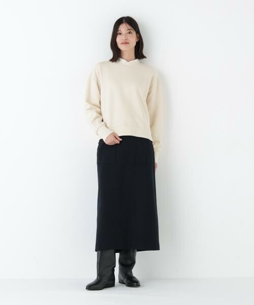 human woman / ヒューマンウーマン スカート | ◆ニードルパンチプルオーバースカート | 詳細5