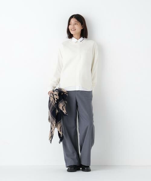 human woman / ヒューマンウーマン パンツ | ◆ストレッチエアリードットコードパンツ | 詳細3