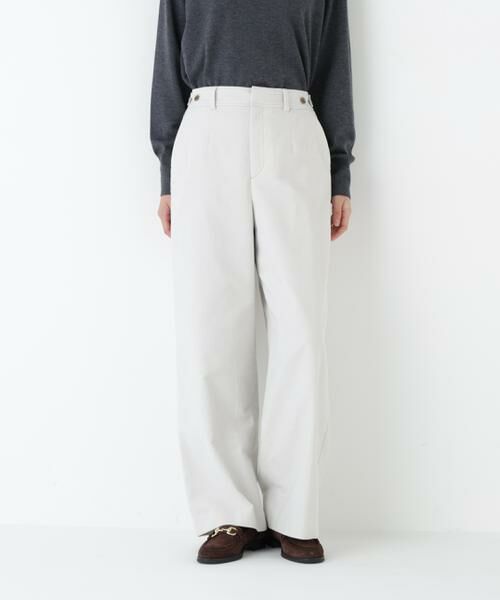 human woman / ヒューマンウーマン パンツ | ◆ストレッチエアリードットコードパンツ | 詳細9